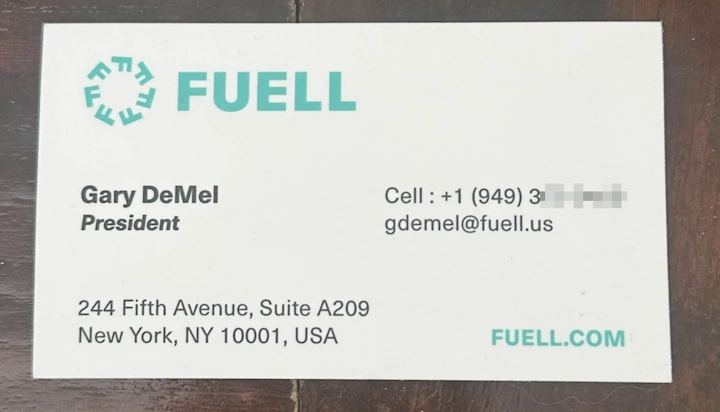 Gary DeMel: President or Consultant Business Card